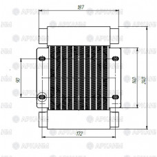 Радиатор гидравлический МО-05, до 70 лит/мин