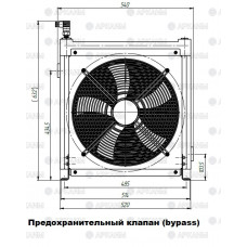 Маслоохладитель гидравлический МО-3 (МО3К), до 200 л/мин, 19 кВт теплосъем.